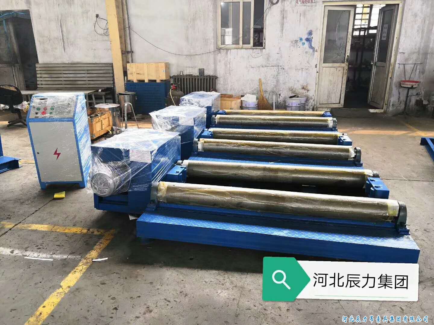 鋼絲繩纏放繩機器，鋼絲繩索具壓制機器，集體裝柜發(fā)貨
